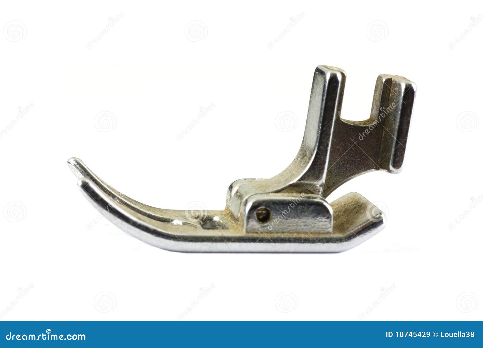 Single zigzag presser foot stock image. Image of designs 10745429