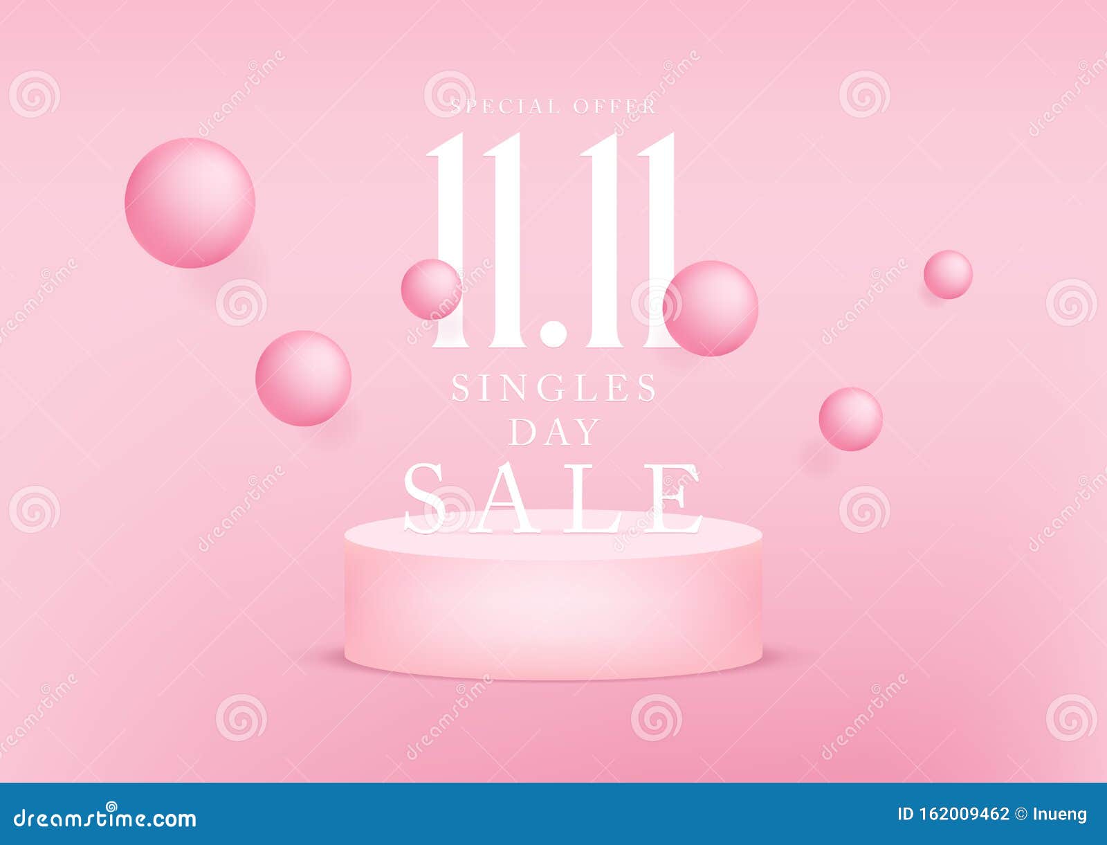 11.11 singles day sale banner.