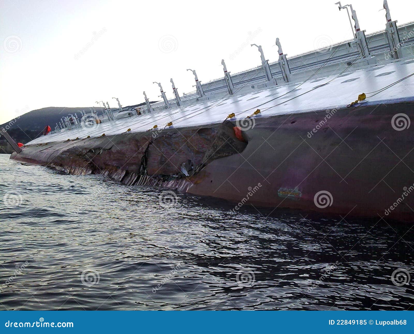 Sinking Cruise Ship Costa Concordia Editorial Image Image