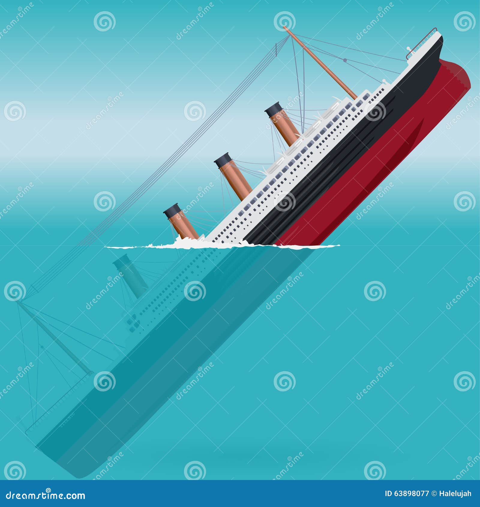 titanic boat clipart