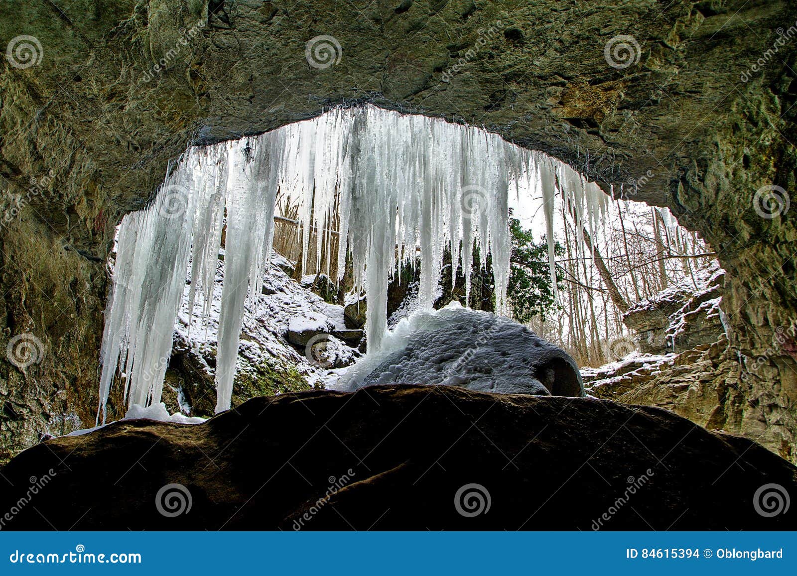 Sinks of the Roundstone Cave Stock Photo Image of spelunking, scary