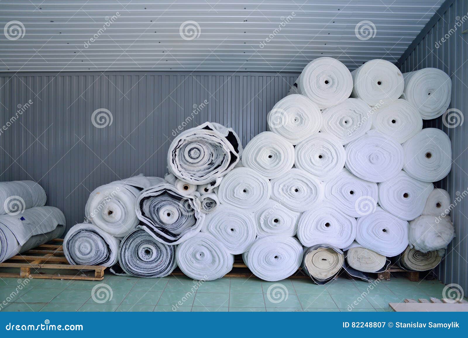 Sintepon. Insulation for Clothing. Material. Stock Image Image of