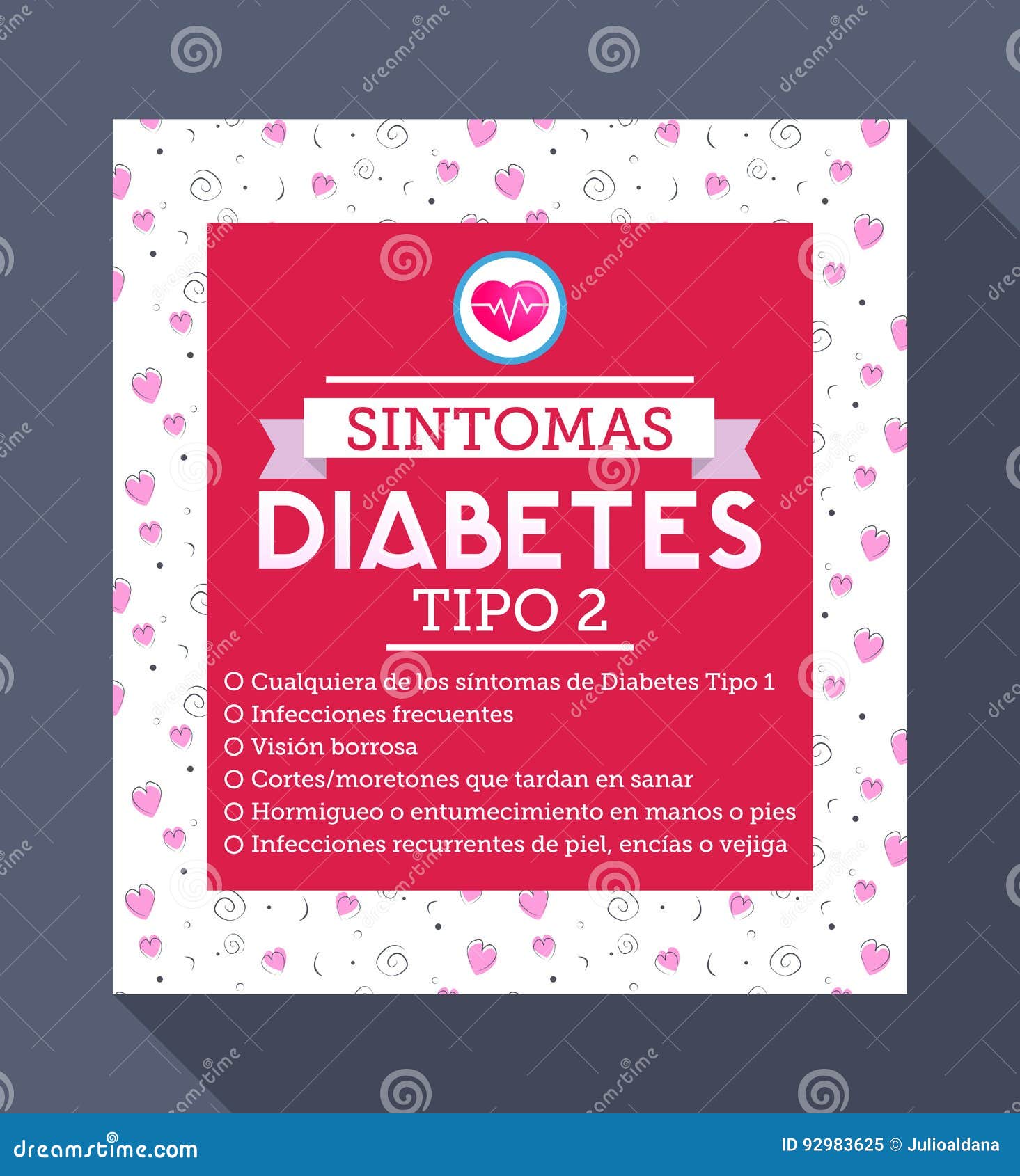sintomas diabetes tipo 2 spanish text