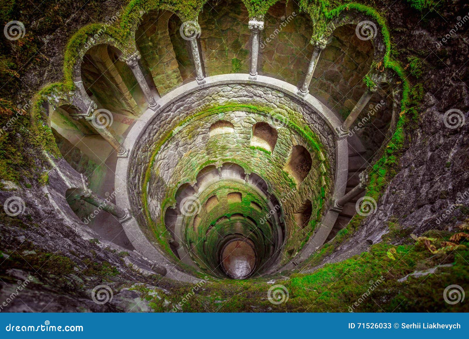 sintra, portugal at the initiation well