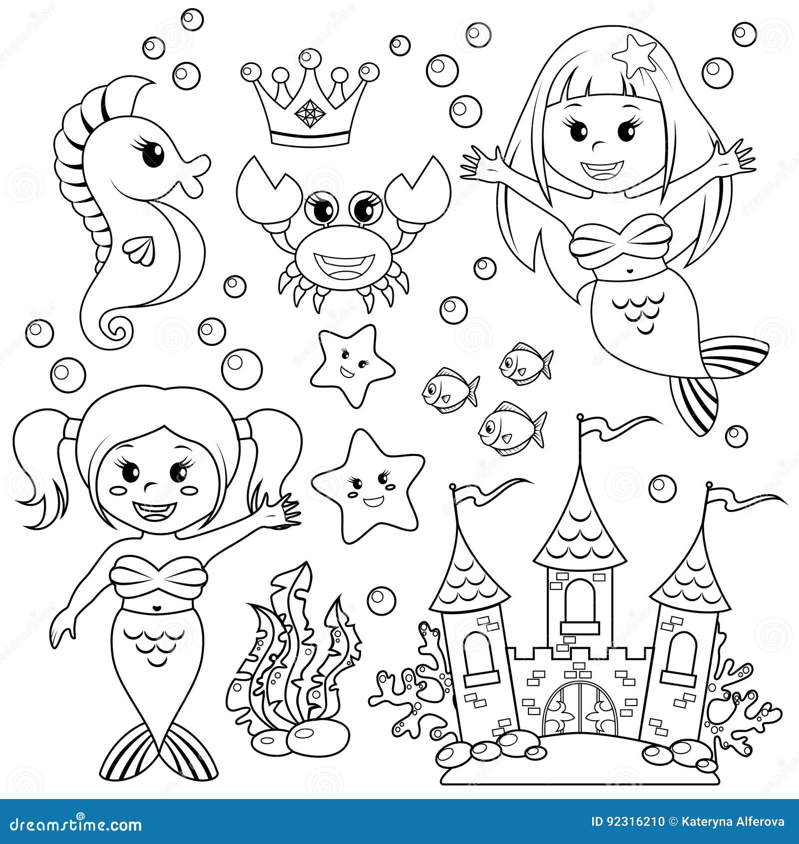 Sirene Chateau Sous Marin Et Animaux De Mer Poissons Etoiles De Mer Hippocampe Crabe Crovn Illustration De Vecteur Illustration Du Beau Aquarium Sirene Chateau Sous Marin Et Animaux De Mer Poissons Etoiles De Mer Hippocampe Crabe Crovn Illustration De Vecteur Illustration Du Beau Aquarium