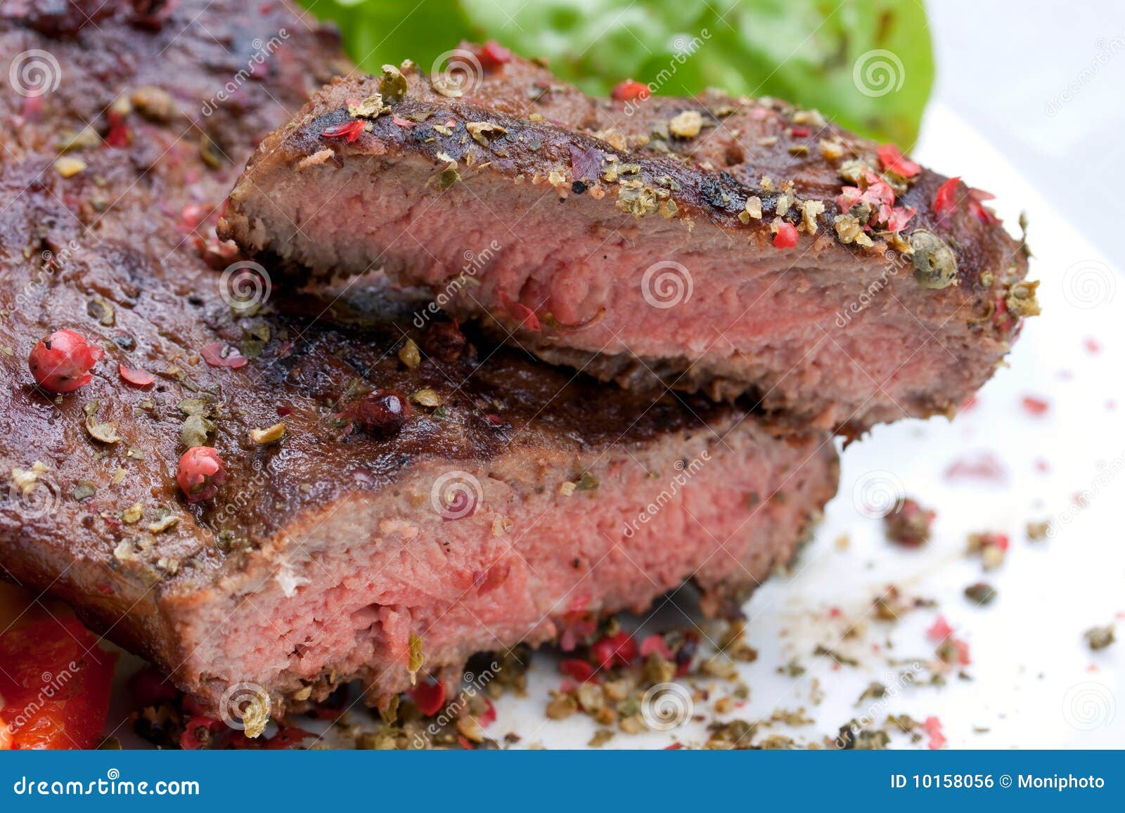 Sirloin Strip Steak with Boiled Potato Stock Photo Image of grill
