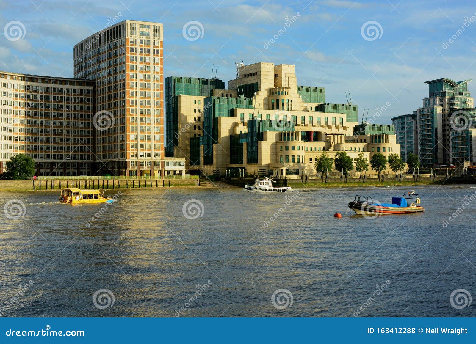 Secret Intelligence Service Or MI6 Building. London. UK ...