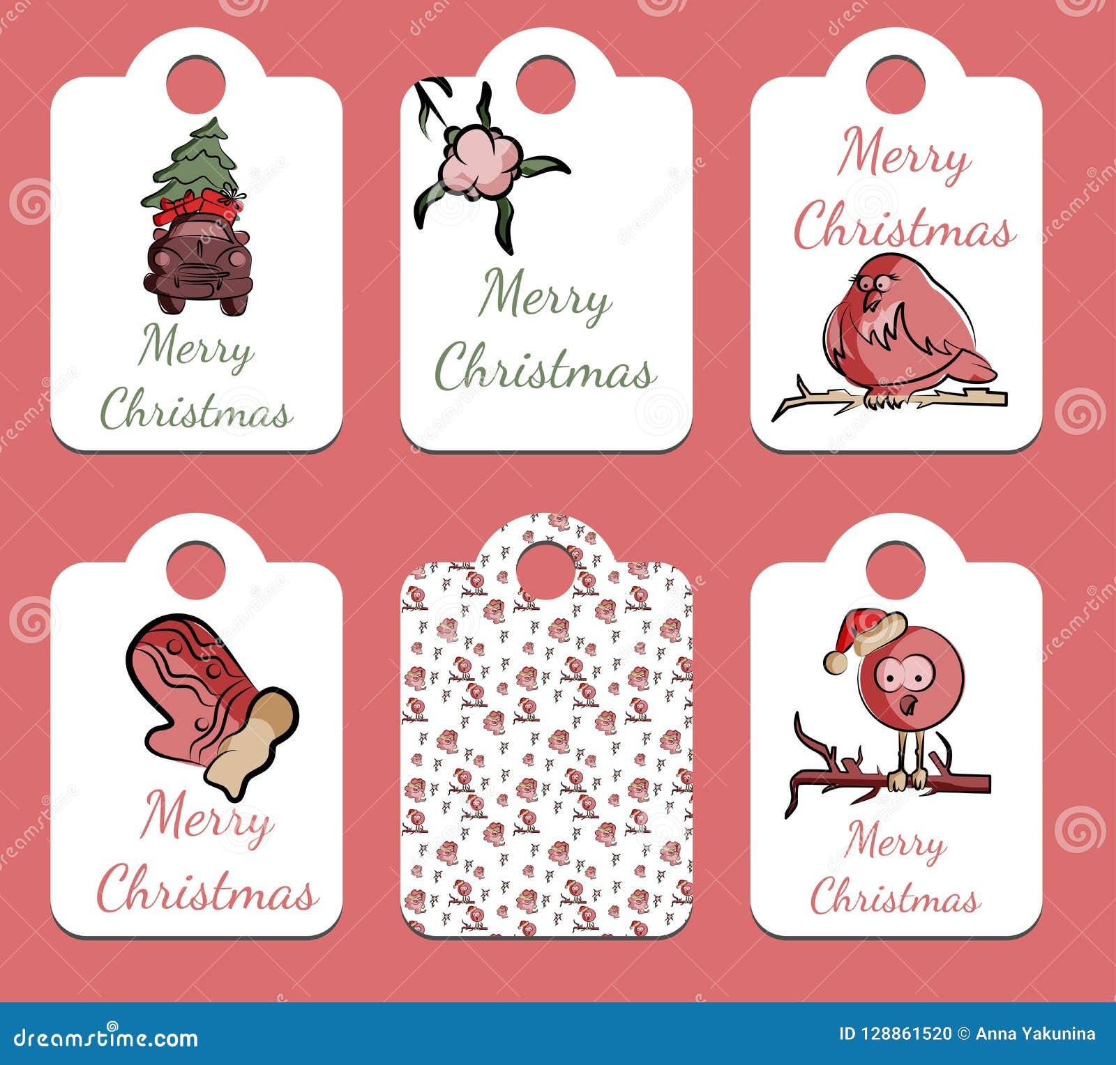 Sistema De Etiquetas De La Navidad En Vector Ilustraci n Del Vector sistema-de-etiquetas-de-la-navidad-en-vector-ilustraci-n-del-vector