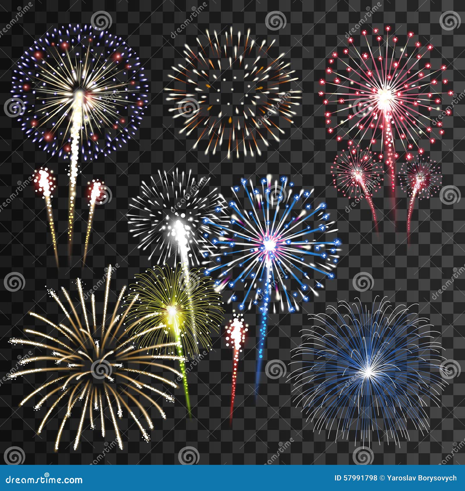 Vectores & Gráficos de fuegos artificiales para descargar