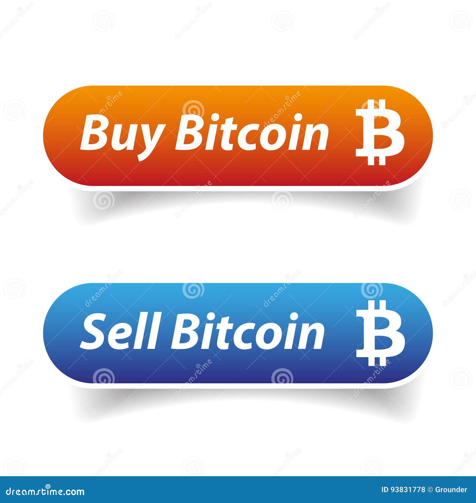 Sistema De La Venta Y Del Botón De Bitcoin De La Compra Ilustración del  Vector - Ilustración de muestra, venta: 93831778