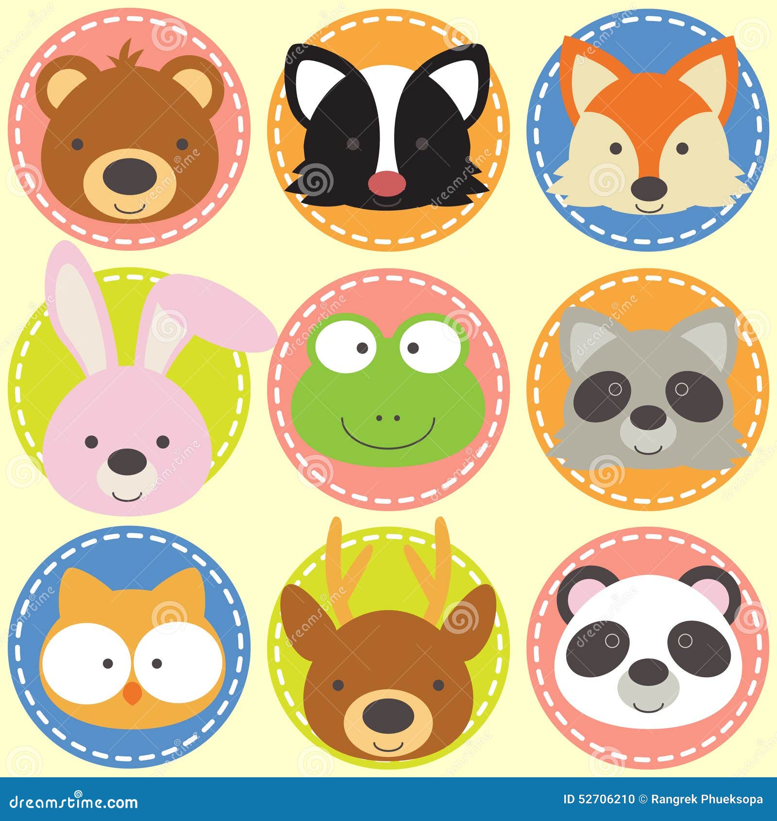 Sistema De Las Caras Animales Ilustración del Vector - Ilustración de acortar, pista: 52706210 Sistema De Las Caras Animales Ilustración del Vector - Ilustración de acortar, pista: 52706210