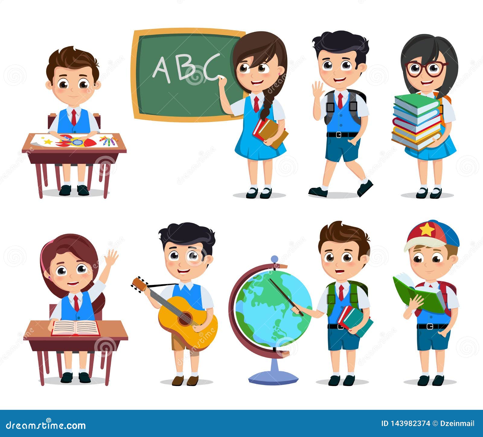 Sistema De Los Caracteres Del Vector De Los Estudiantes De La Escuela Personajes De Dibujos Animados Felices Jovenes De Los Niños Ilustración del Vector - Ilustración de elegante, listo: 143982374 Sistema De Los Caracteres Del Vector De Los Estudiantes De La Escuela Personajes De Dibujos Animados Felices Jovenes De Los Niños Ilustración del Vector - Ilustración de elegante, listo: 143982374