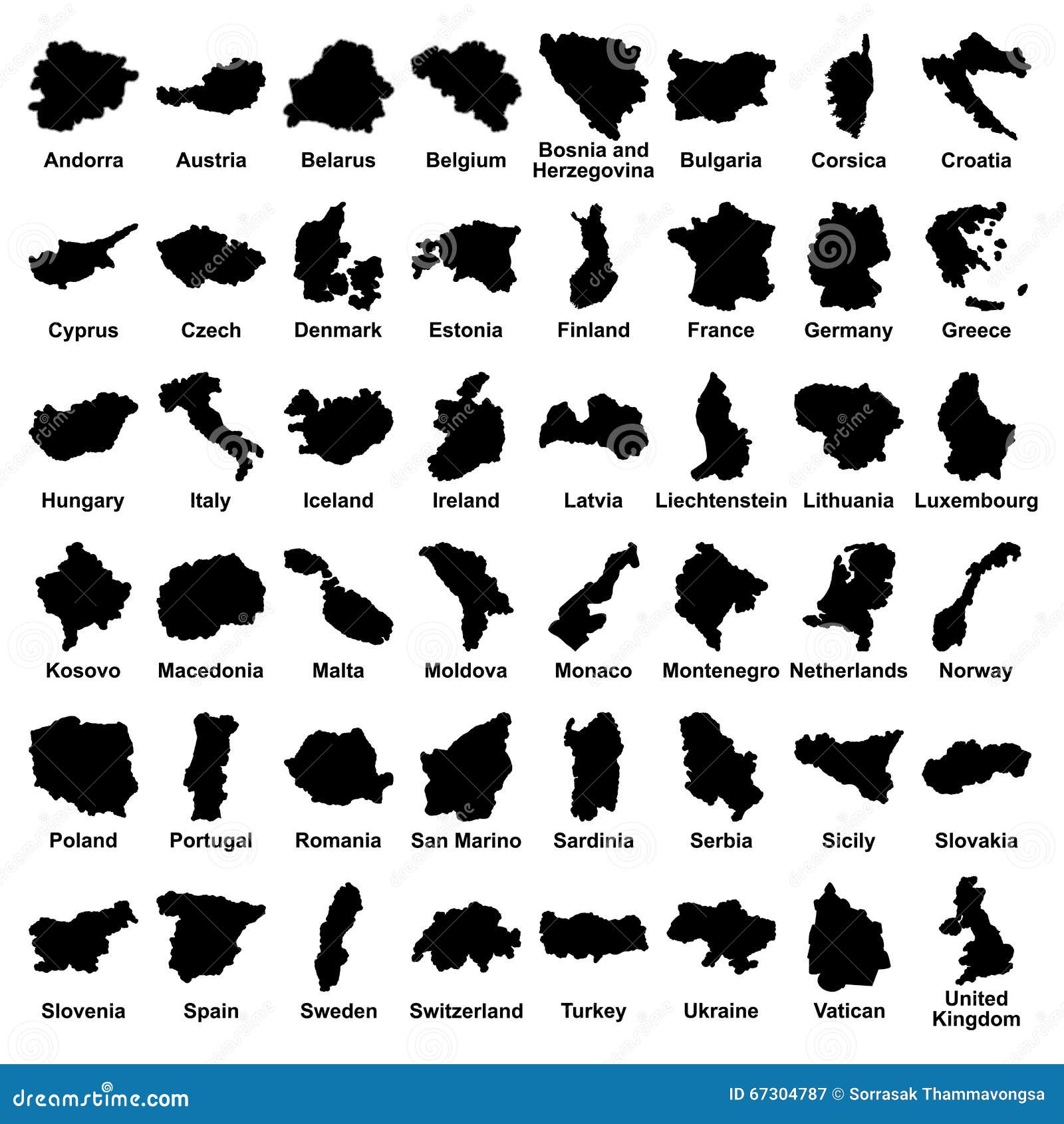 Mapa de Europa Grande, Mapa Europa Grande