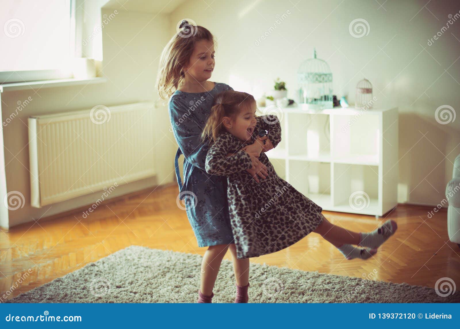 Sister is Here To Get You through the Fun Stock Photo - Image of ...