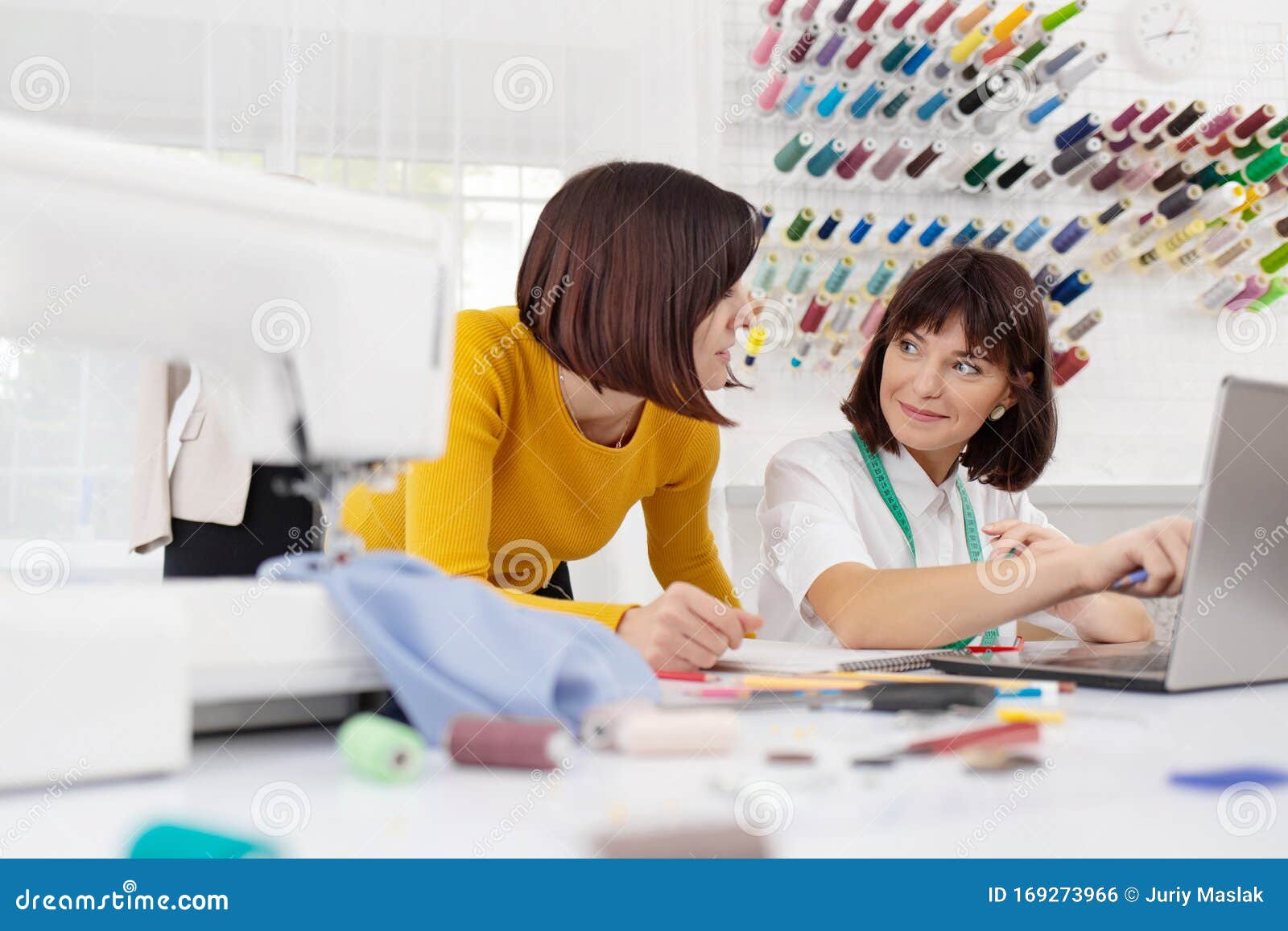 Sisters Start Family Business. Stock Photo - Image of business ...