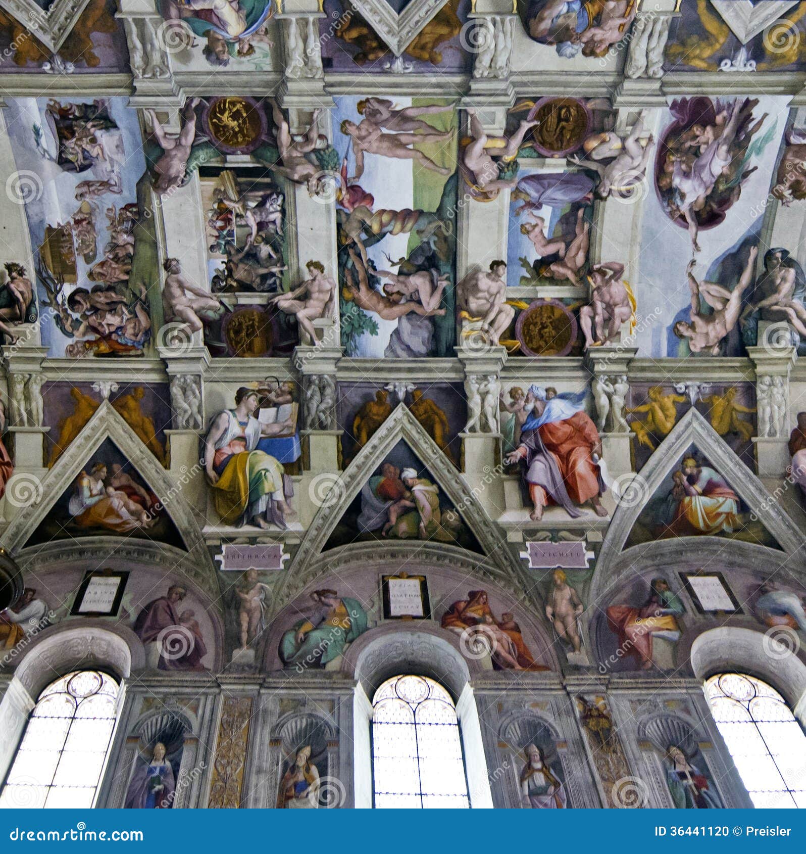 Sistine Chapel Vatican Editorial Image Image Of Jesus