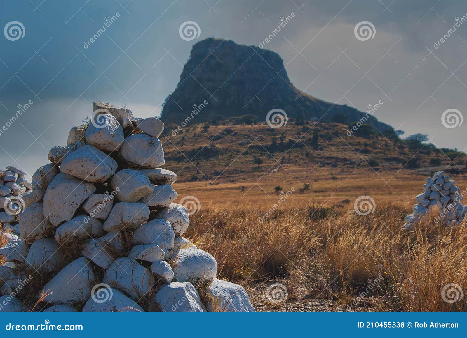 the site of the battle of isandlwana between the british army and zulus