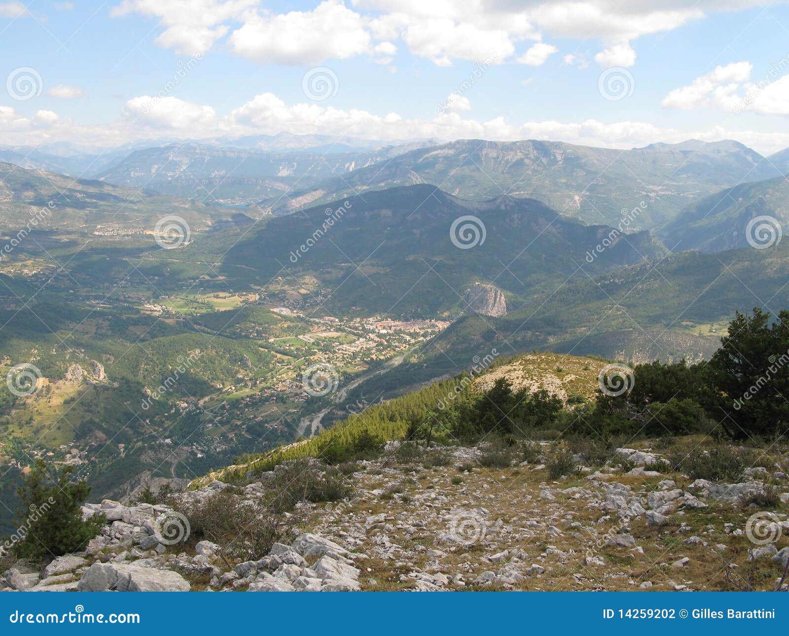 Site De La Montagne Du Robion France Photo Stock Image Du