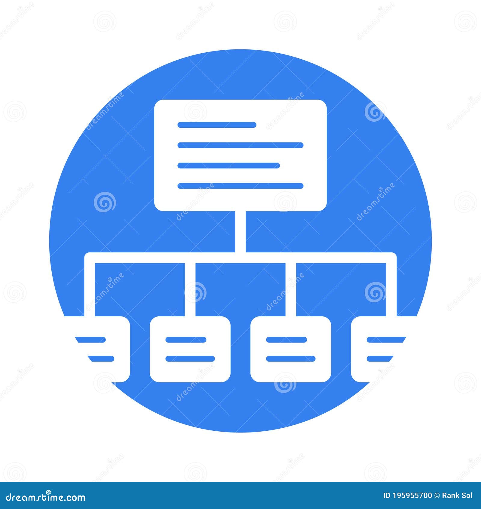 sitemap glyph background  icon which can easily modify or edit