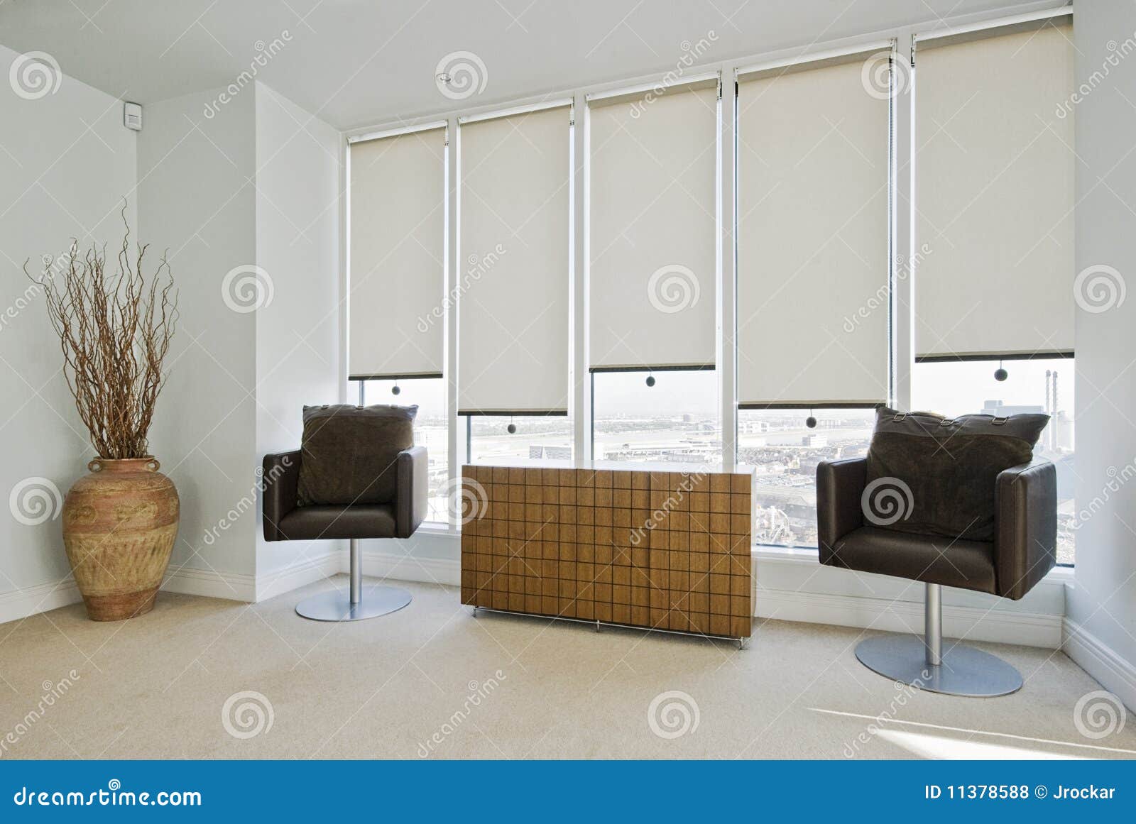 Sitting Area in a Modern Bedroom Stock Photo Image of apartment