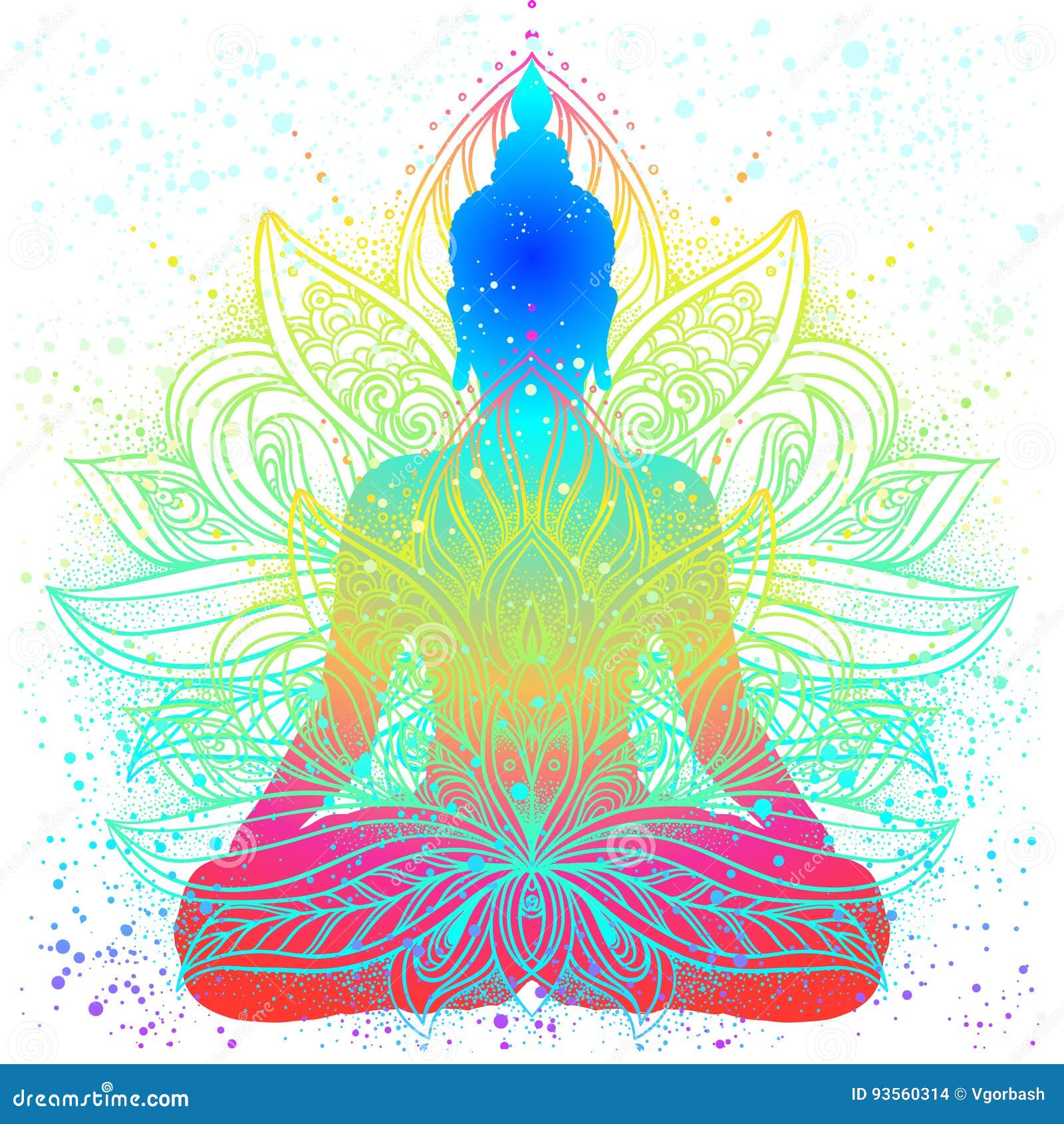Mandala Yoga Vector Illustrations Graphic by eddecreatives
