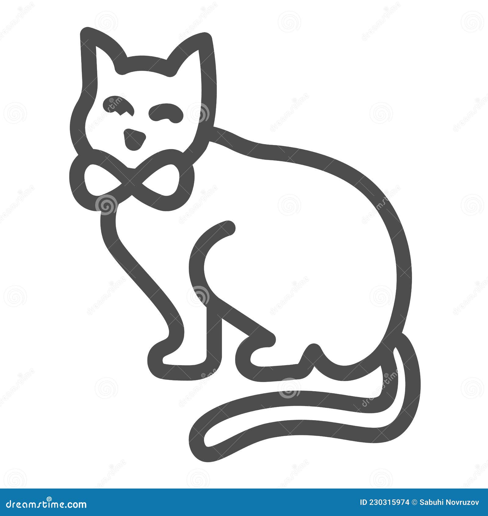 Cat Icon. Kitty Vector Icon. Cat Symbol Isolated On Background