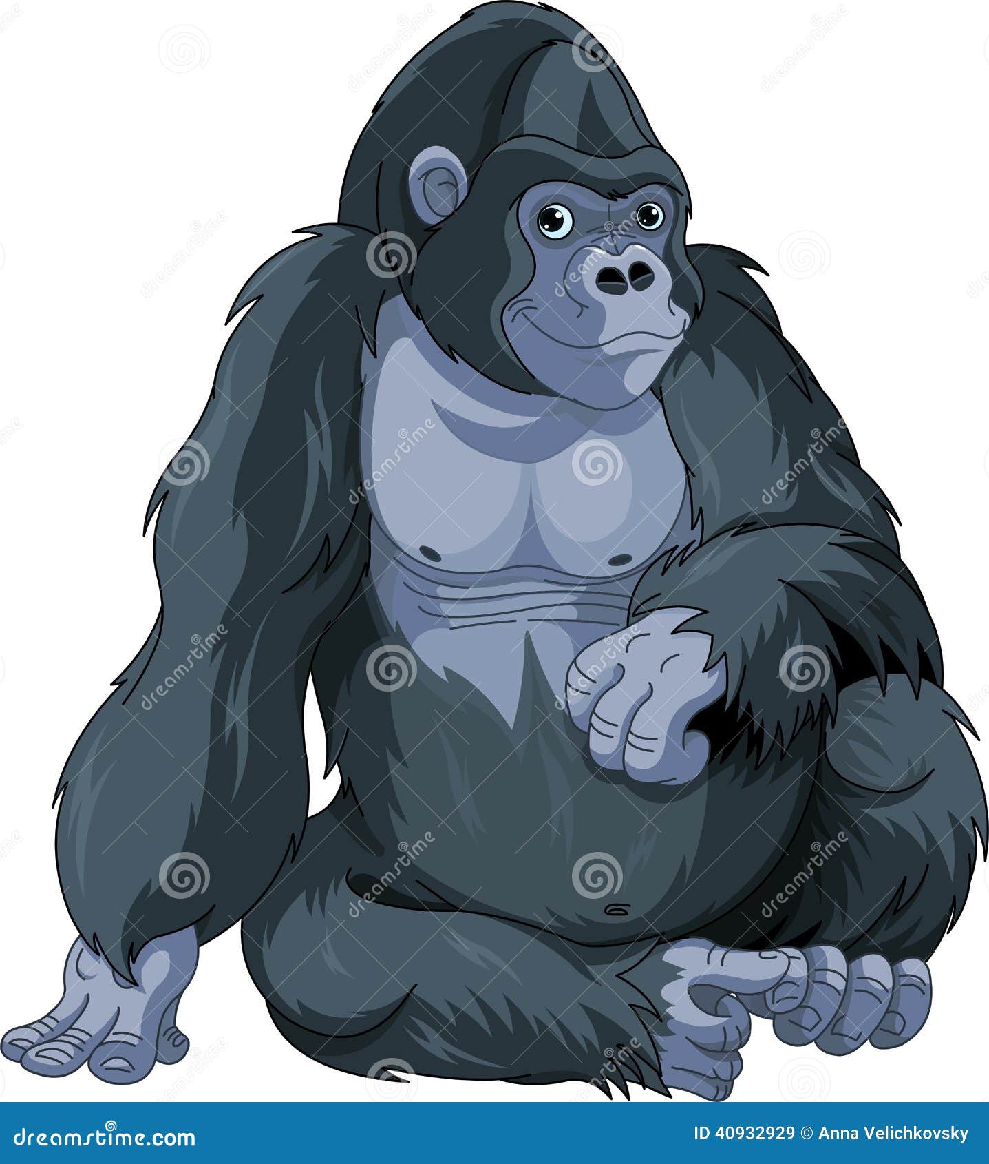 free cartoon gorilla clipart - photo #42