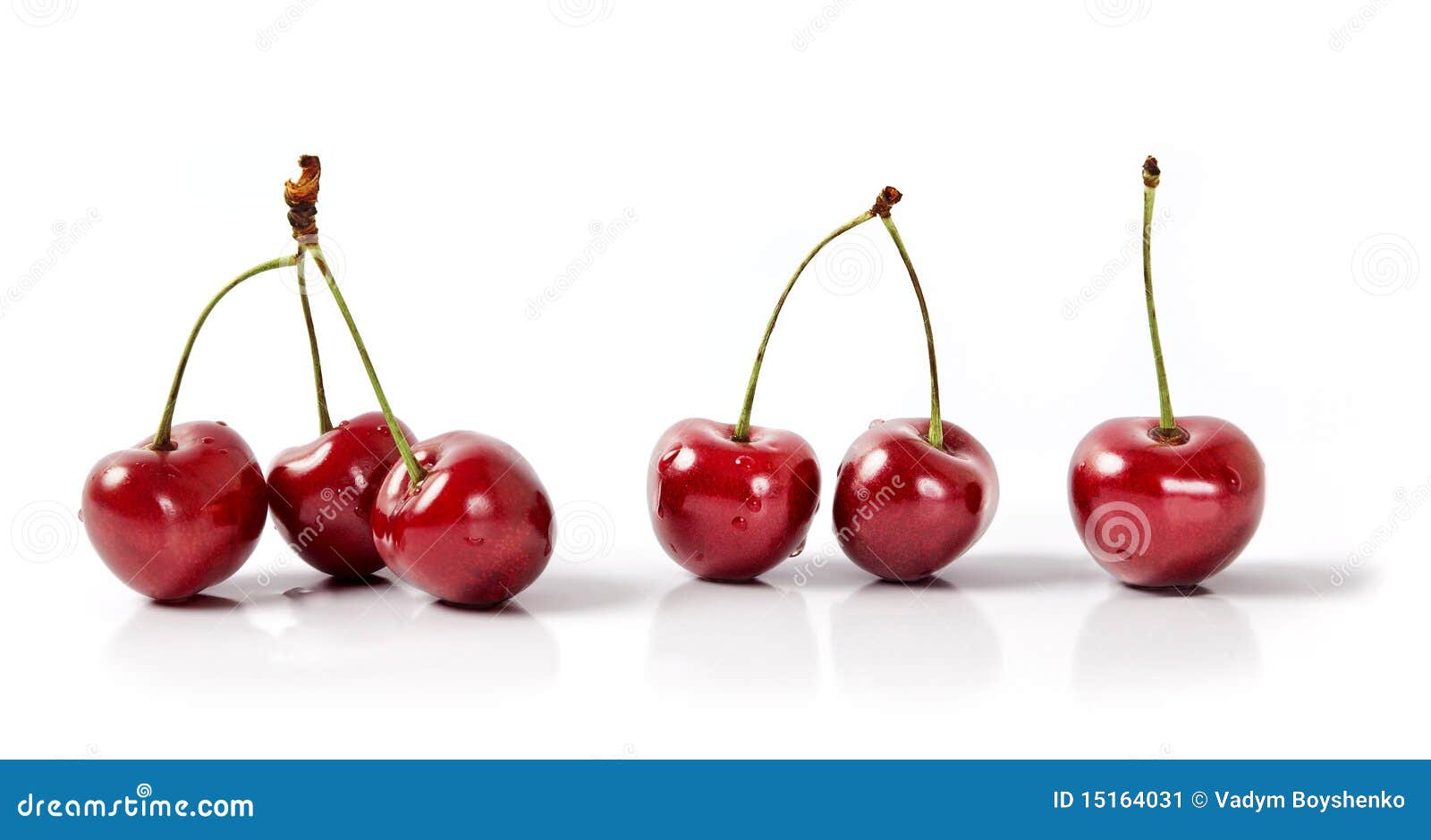 Six Cherries Stock Image Image 15164031