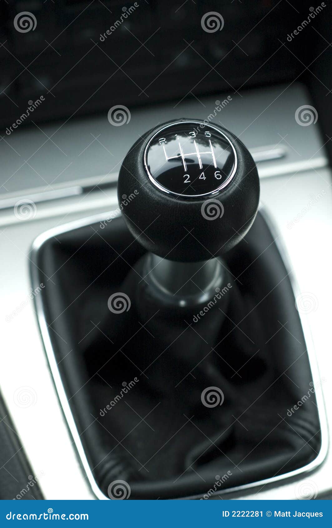 Six Speed Gear Shifter in Car Stock Image Image of choice, leather