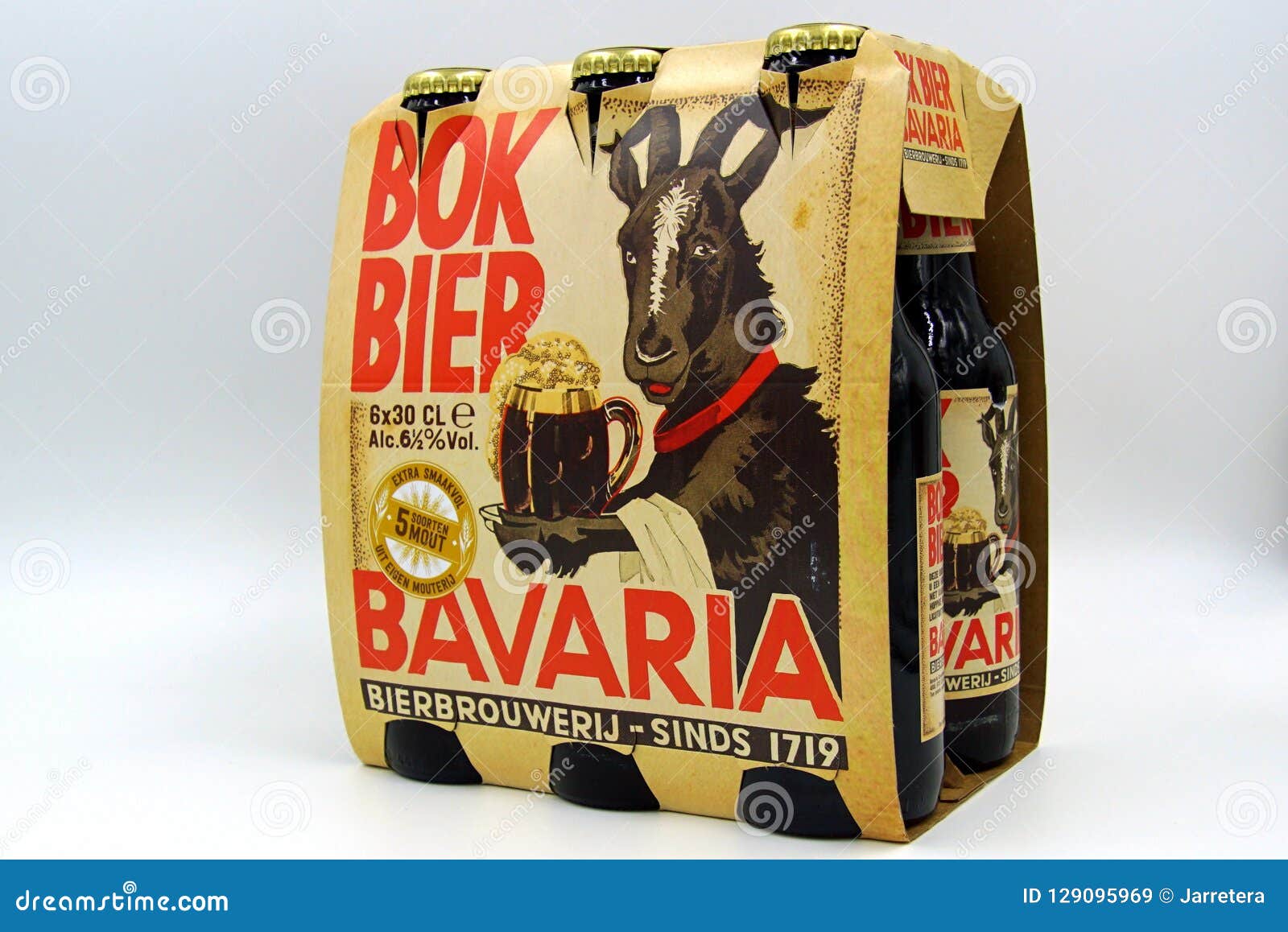 Sixpack Bier editorial stock Image of brown - 129095969