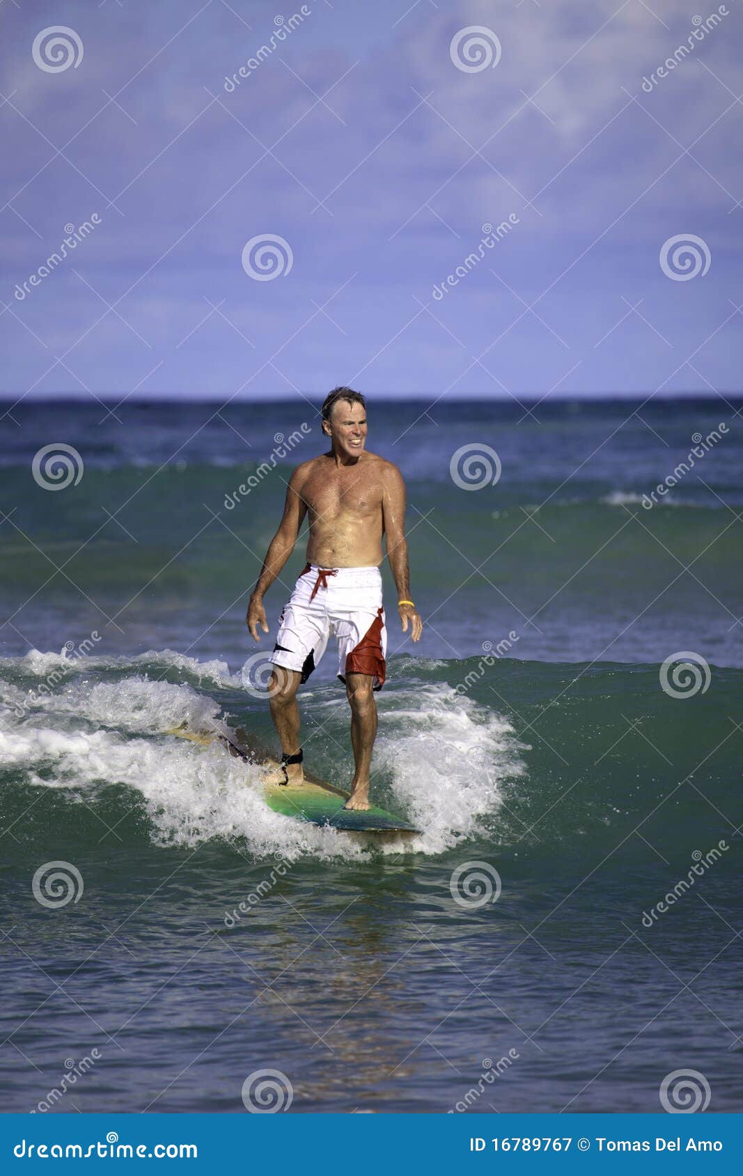 Sixty-four Year Old Man Surfing Stock Image - Image of retirement ...