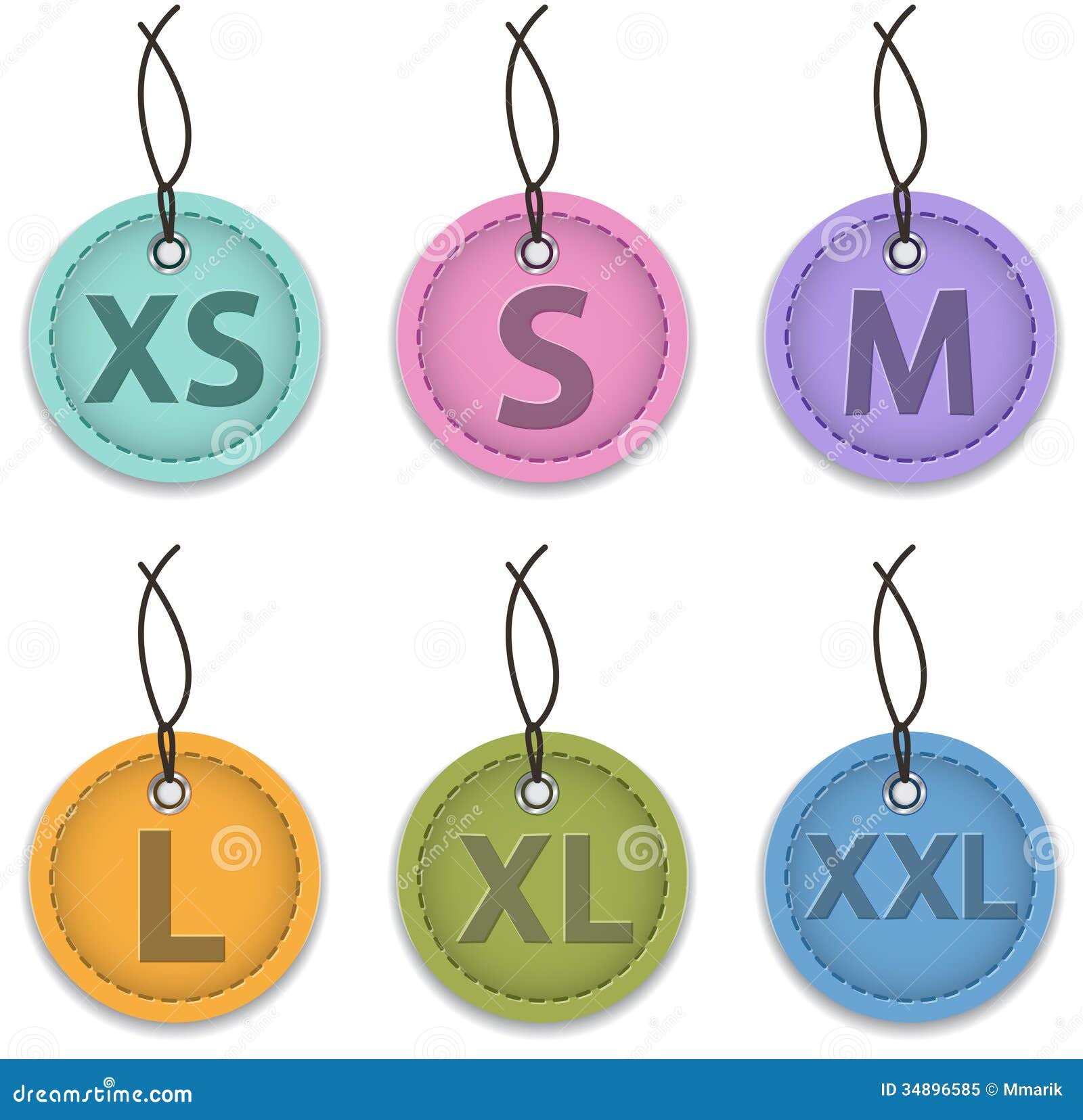 Download Size Labels Royalty Free Stock Photo - Image: 34896585