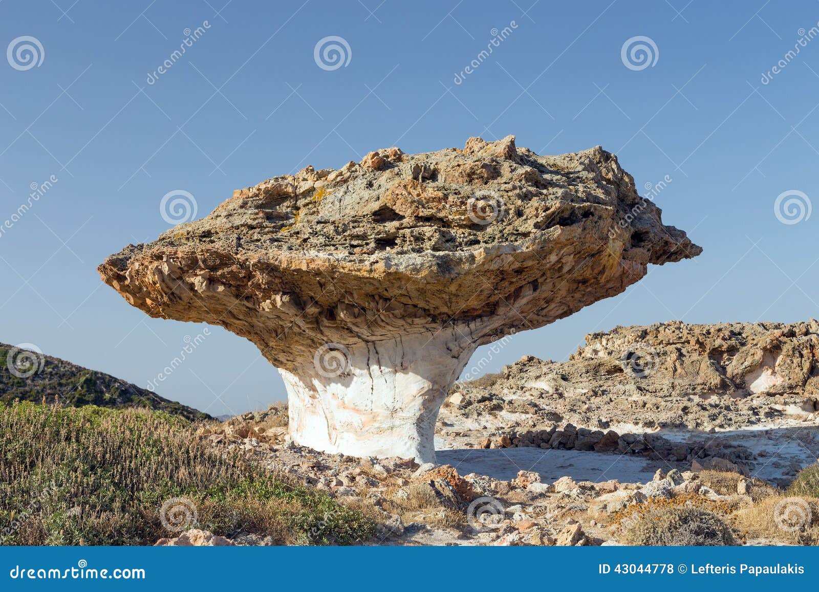 skadi stone, kimolos island landmark, cyclades, greece