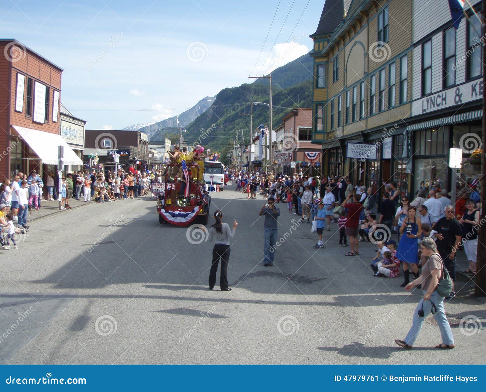 Skagway Alaska Il Quarto Luglio Fotografia Editoriale Immagine di
