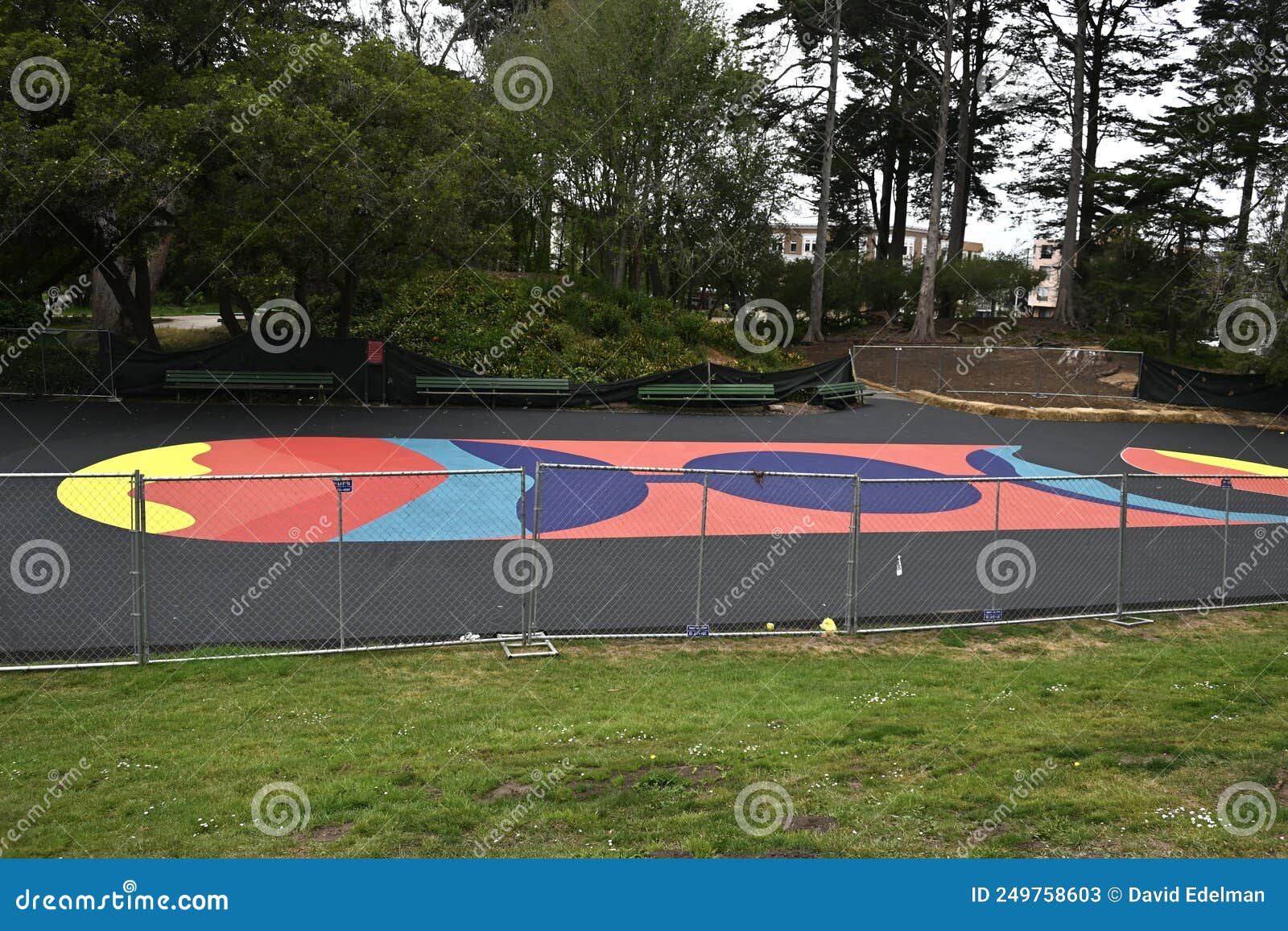Skate Park Golden Gate Park 1 Editorial Stock Photo Image of