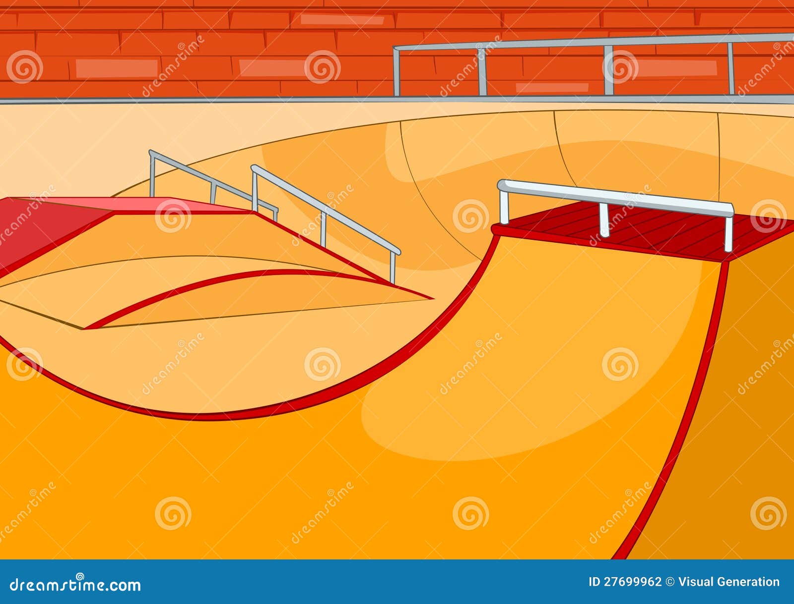 Skate Ramp stock vector. Illustration of skateboarding - 27699962