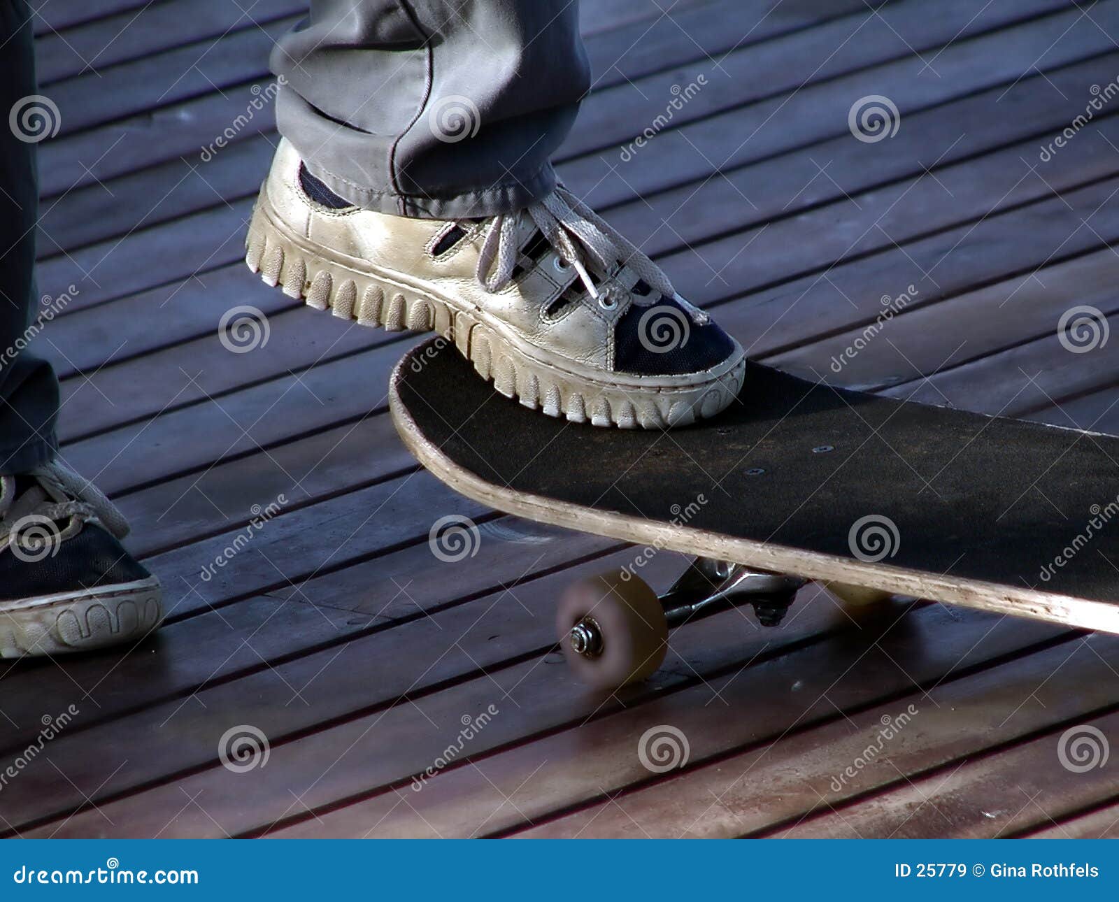 Skateboard stock image. Image of games, floor, sport, outdoors 25779