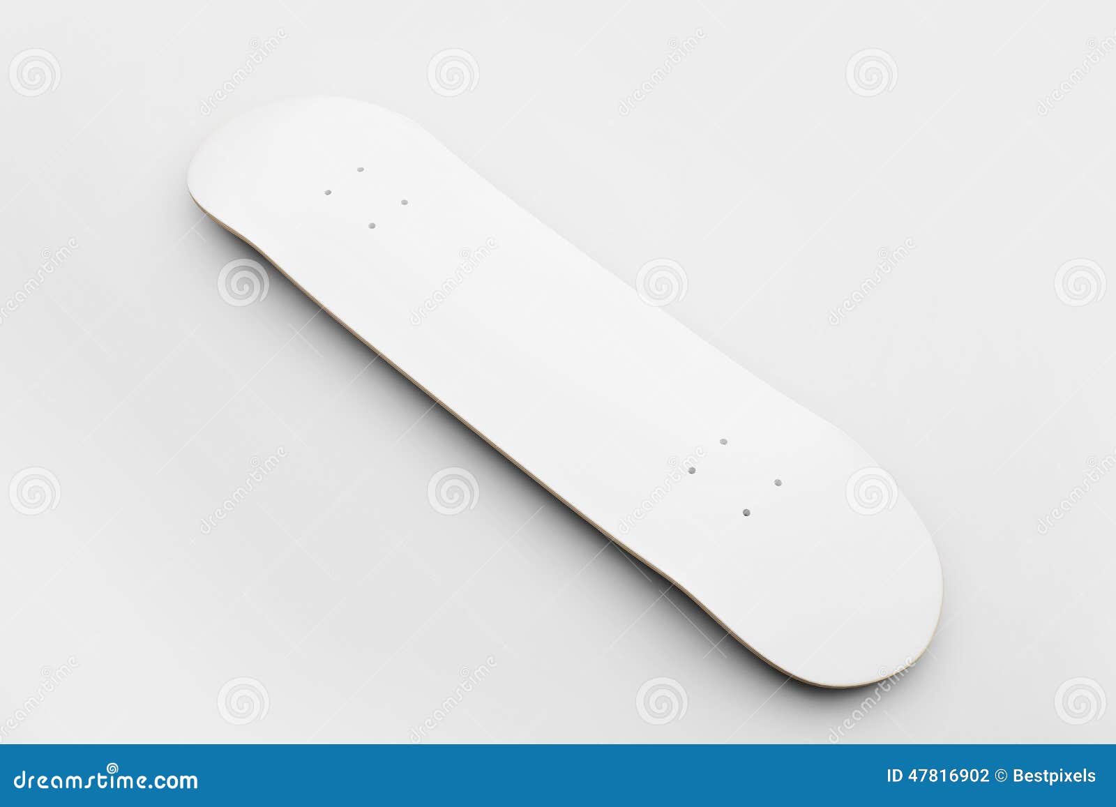 Skateboard deck isolated stock photo. Image of painted 47816902