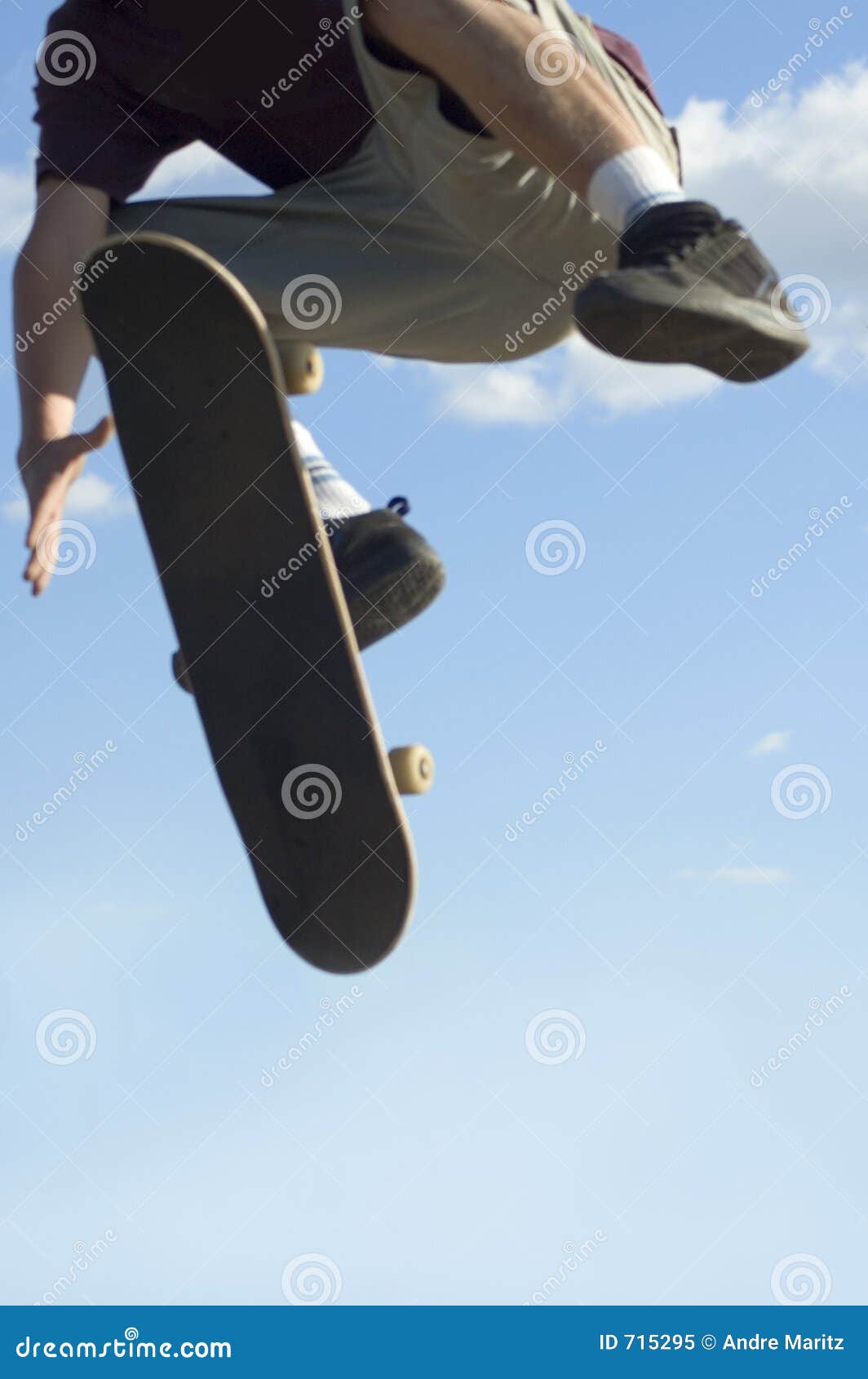 Skateboard jump stock image. Image of sport, skill, skateboard 715295