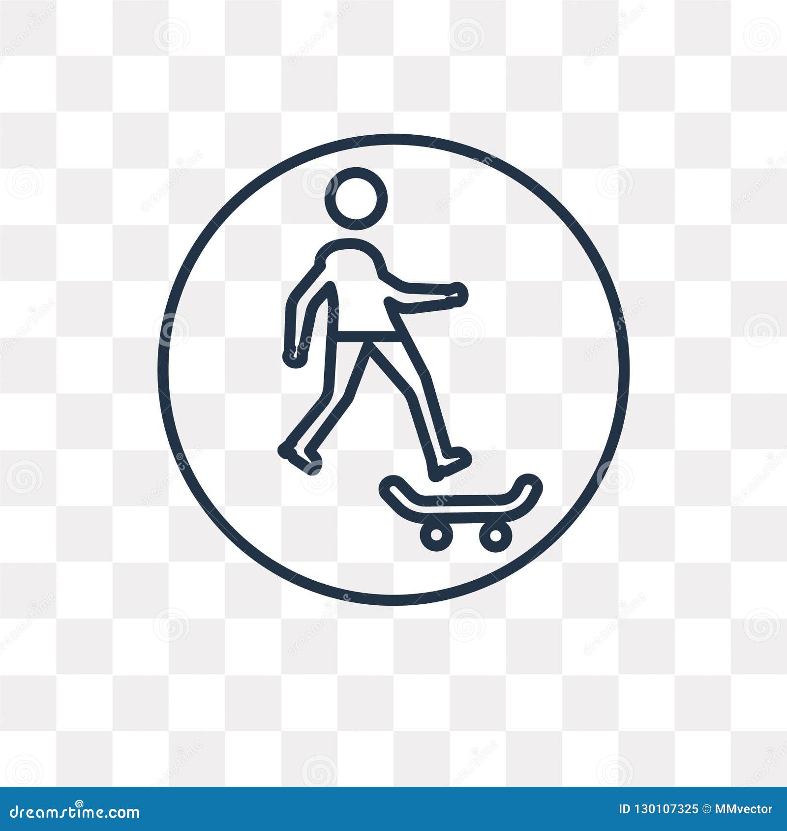 Skateboard διανυσματικό εικονίδιο που απομονώνεται στο διαφανές υπόβαθρο, linea. Skateboard διανυσματικό εικονίδιο περιλήψεων που απομονώνεται στο διαφανές υπόβαθρο, υψηλό - ποιοτικό η γραμμική Skateboard έννοια διαφάνειας μπορεί να είναι χρησιμοποιημένοι Ιστός και κινητή