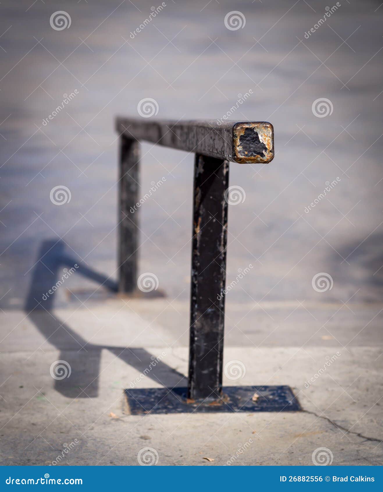 Skateboarding rail stock photo. Image of equipment, railing 26882556