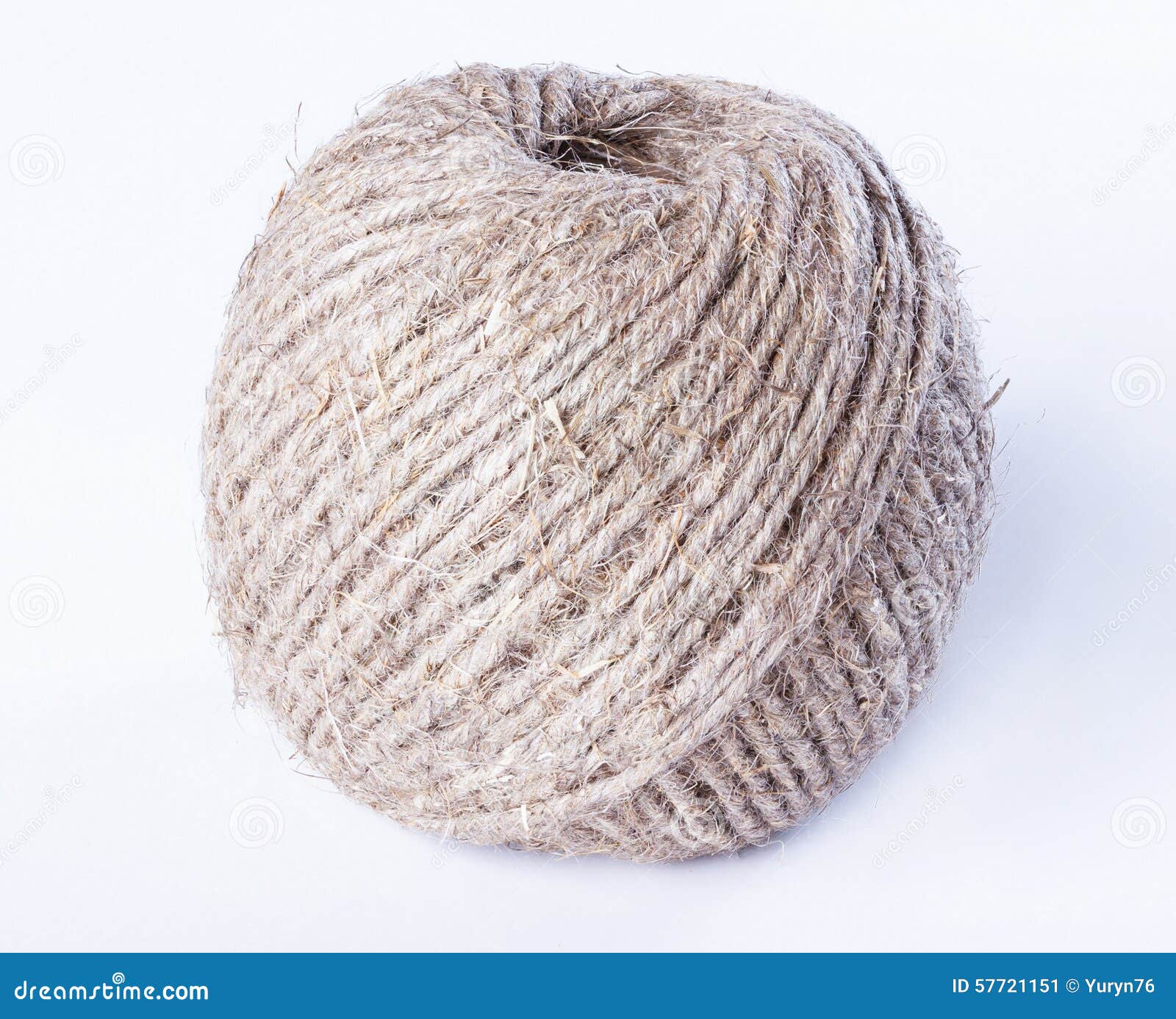 Skein of twine stock image. Image of textured, cord, packthread