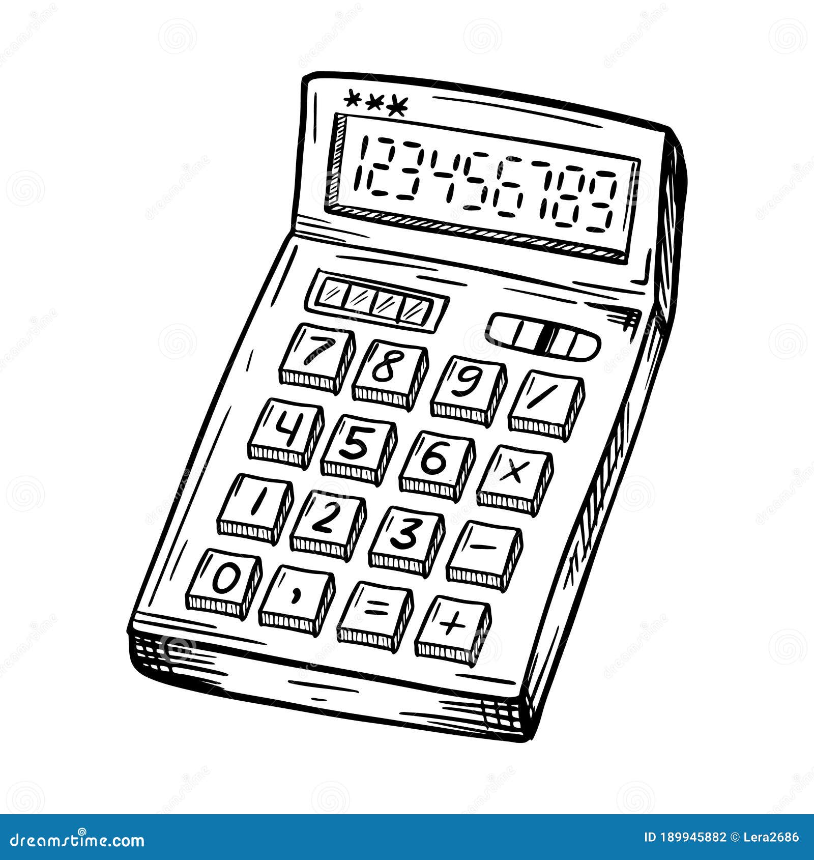 Cartoon Sketch Drawing Calculator 