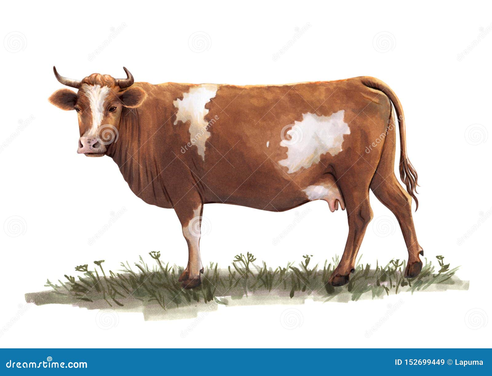 Livestock Cattle Farm Royalty-Free Illustration | CartoonDealer.com ...