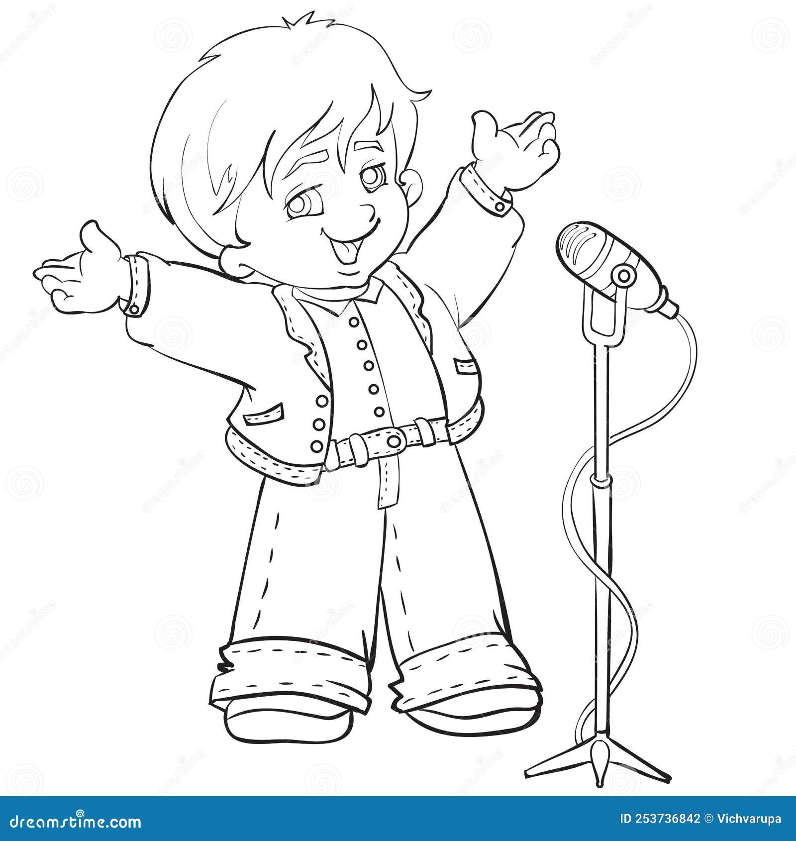 Cute Boys Cartoon For Coloring Outline Sketch Drawing Vector, Car Drawing,  Cartoon Drawing, Wing Drawing PNG and Vector with Transparent Background  for Free Download