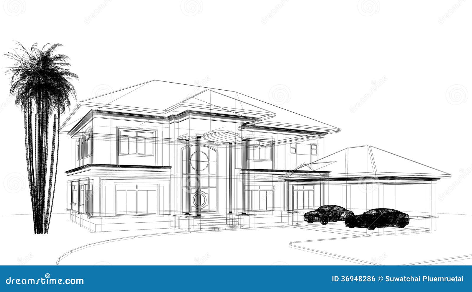  Sketch  design  of house  stock illustration Illustration of 