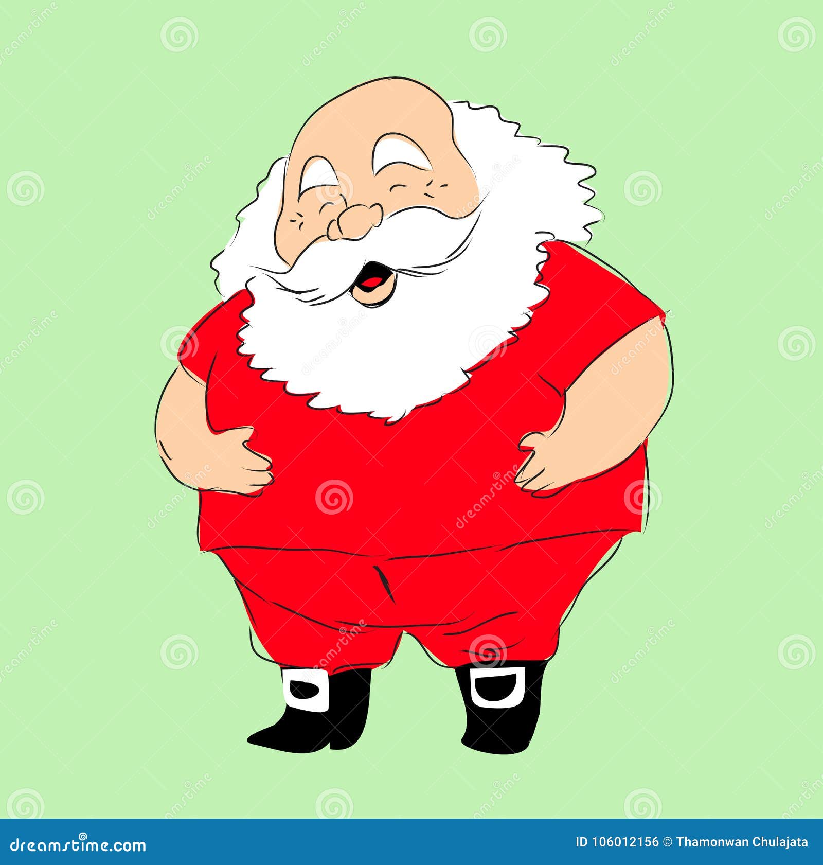 Cartoon santa claus stock vector. Illustration of tradition - 106012156 Cartoon santa claus stock vector. Illustration of tradition - 106012156