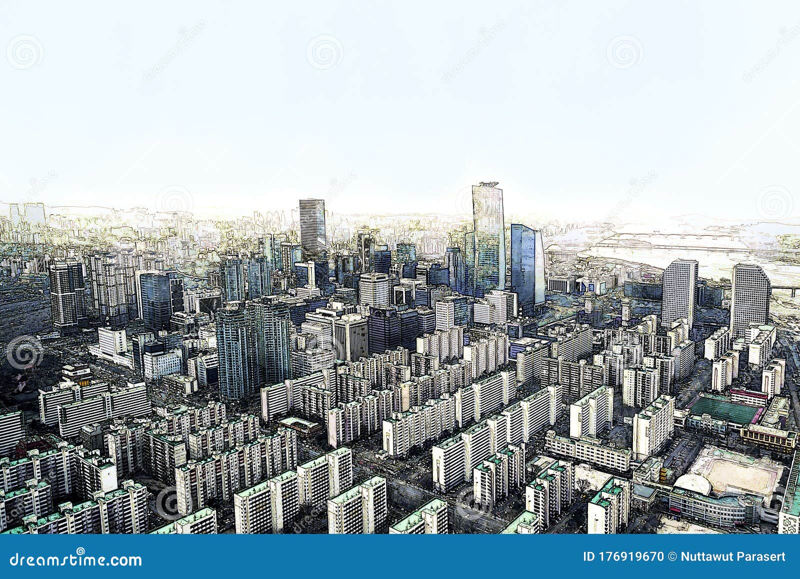 Featured image of post City Skyline Drawings We were interested in the location of individual buildings