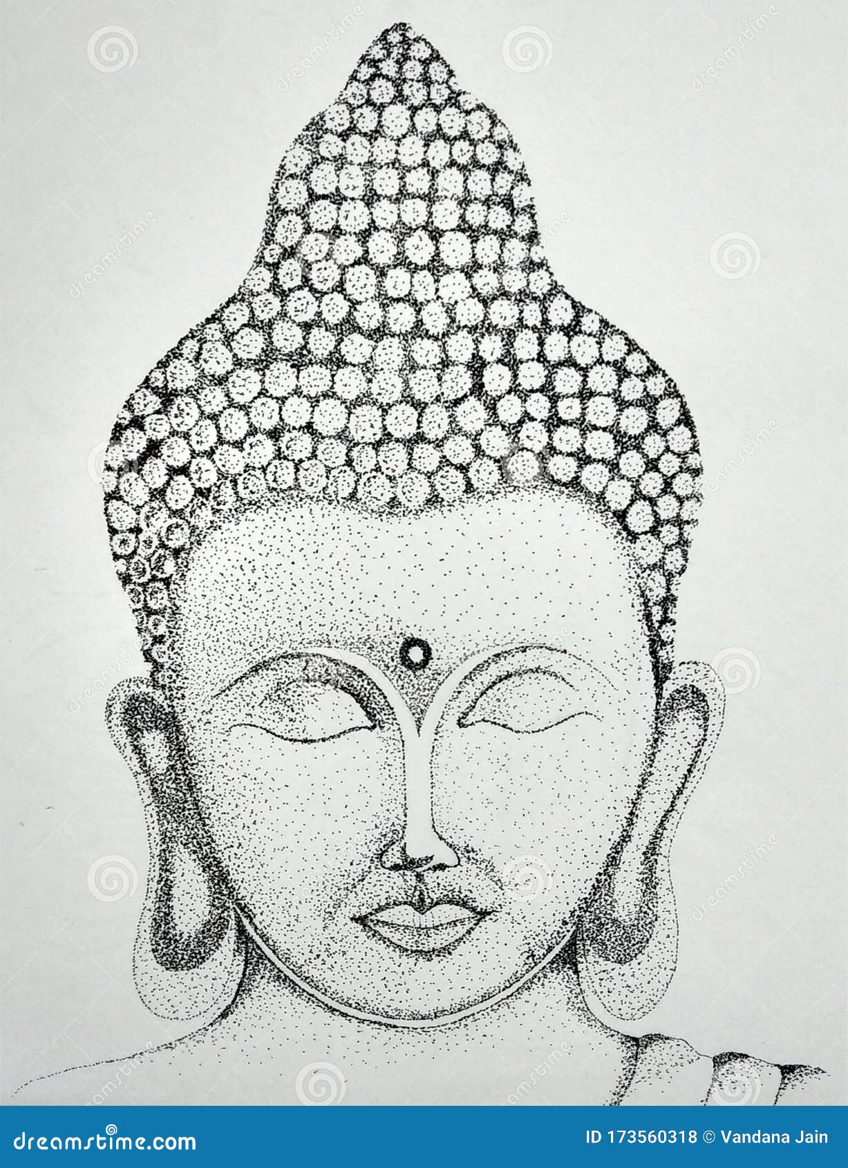 Thumb Image - Buddha Black And White Drawing, HD Png Download , Transparent  Png Image - PNGitem