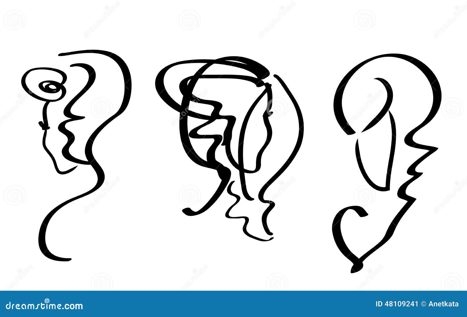 Hair Styles Stock Photo 72039102